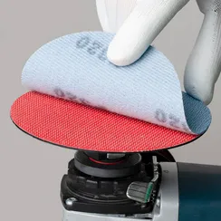 Шлифовальный круг на липучке Fix-Tool, d125 мм, P120, на пленочной основе (FILM), 50 шт/упак.