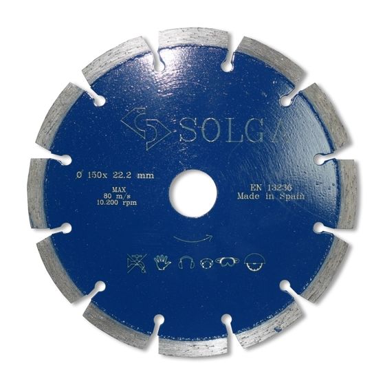 Диск алмазный Solga Diamant Professional 150х22,23 мм железобетон 13703150 №1