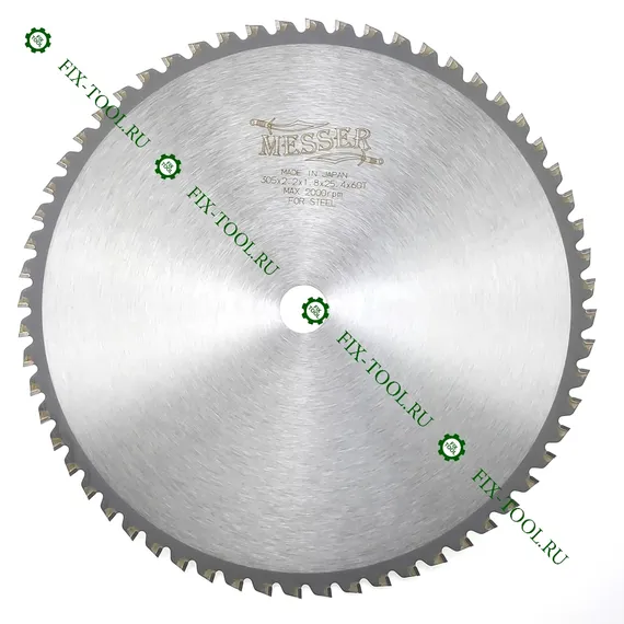 Твердосплавный диск по металлу 305х25,4 мм "MESSER" 10-40-305