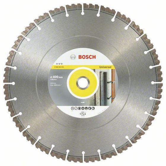 Алмазный диск Bosch Best for Universal 450х25,4 мм 2608603638