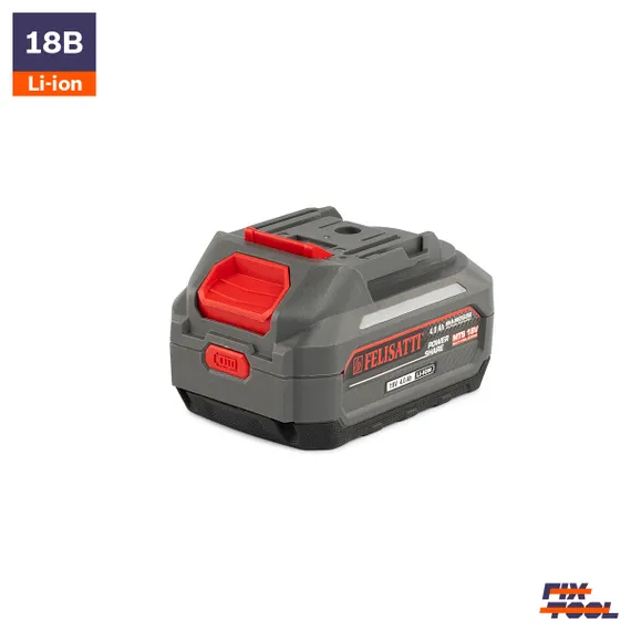 Фото аккумулятора FELISATTI 18В 4Ач передняя часть