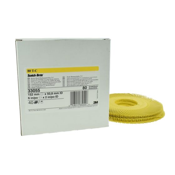 33055 Круг Scotch-Brite 3M Bristle BB-ZB 80 T-C 150 мм №4 33055 Круг Scotch-Brite 3M Bristle BB-ZB 80 T-C 150 мм №4