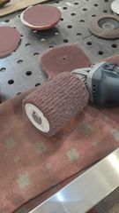 Шлифовальный валик нетканый Fix-Brite 100х100х19 EXTRA COARSE А (P60) №1