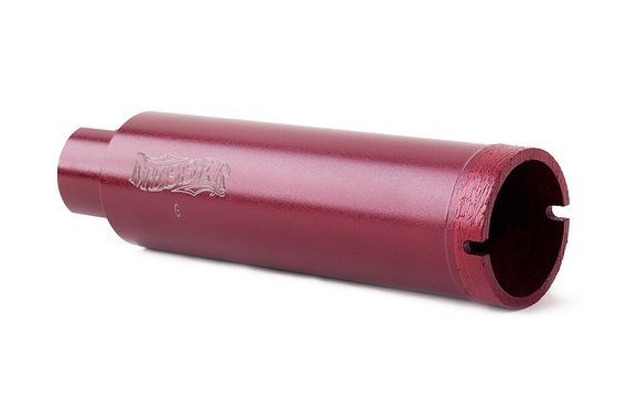 Коронка алмазная по граниту D50 L100 мм "MESSER REDLINE" №1