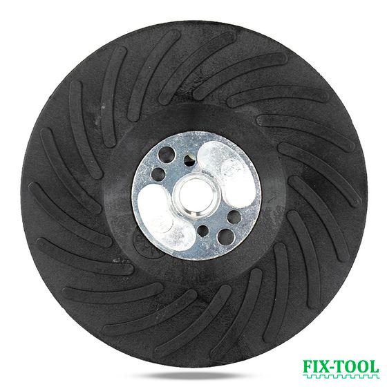 Оправка FixPro для фибровых кругов 125 мм жёсткая ребристая M14 №1
