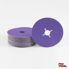 Круг фибровый Bora 9 P60 125 мм х 22 мм - 25 шт/уп