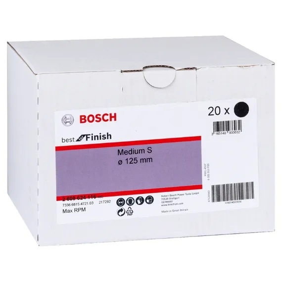 Скотч-брайт Bosch круг черный в упаковке