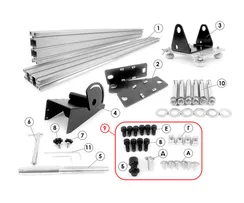 Направляющая рельса MESSER 2,4 м для электрического бетонореза KX400 и KX600