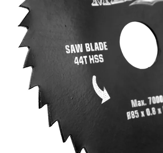 Диск HSS 85мм для установки на мини циркулярную пилу MESSER 10-40-852