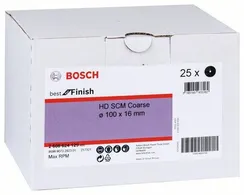 Скотч брайт Bosch круг коричневый SCM 100 мм Coarse