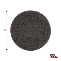 Круг скотч-брайт нетканый 125 мм Fix-Tool Ultra Fine P600 10 шт/уп