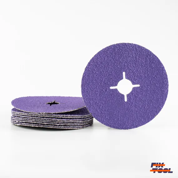 Круг фибровый Bora 9 P36 125 лицевая сторона