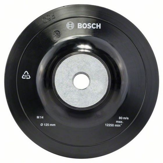 Опорная тарелка с гайкой Bosch 125 мм