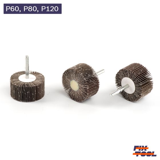 Набор для шлифовки Fix-Tool № 1 из 8-ми головок 60x30x6 мм для шуруповерта №4