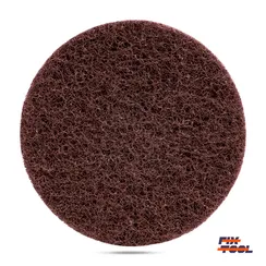 Круг скотч-брайт нетканый 125 мм Fix-Tool Medium P120 10 шт/уп