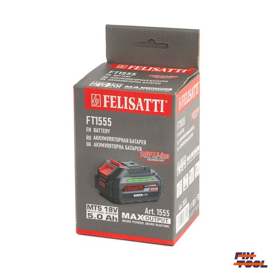 Аккумуляторная батарея FELISATTI 18В 5 Ач с креплением - LXT №3 Аккумуляторная батарея FELISATTI 18В 5 Ач с креплением - LXT №3