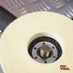 Круг полировальный войлочный Fix-Tool 125x10x22.2 мягкий