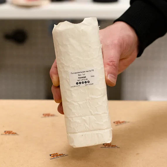 Полировальная паста для полировки нержавейки белая 1 кг