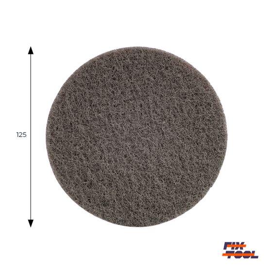 Круг скотч-брайт нетканый 125 мм Fix-Tool Super Fine P1000 10 шт/уп №3 Круг скотч-брайт нетканый 125 мм Fix-Tool Super Fine P1000 10 шт/уп №3