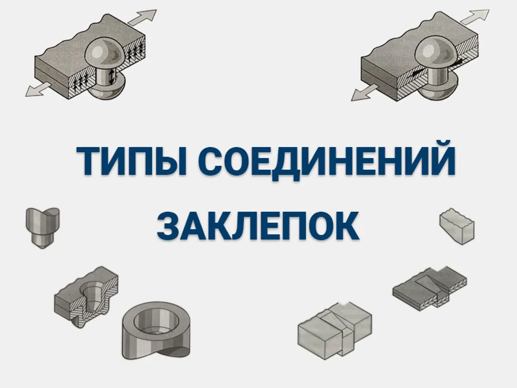 Соединения заклепками – Виды