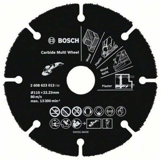 Диск по дереву BOSCH 115 мм Multi Wheel №1