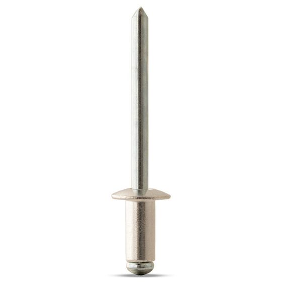 Заклепка вытяжная 4,0 x 14 алюминий/сталь открытая (AlMg 1,5%/St) - 50 шт/уп №1