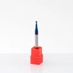 Концевая фреза с плоским торцом 2,0x6,0x50 мм 2 зуба, HRC 65, Nano Blue