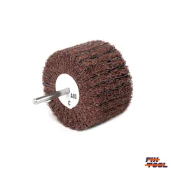 Лепестковая щетка 80x50x6 мм Fix-Tool комбинированная Coarse + P80