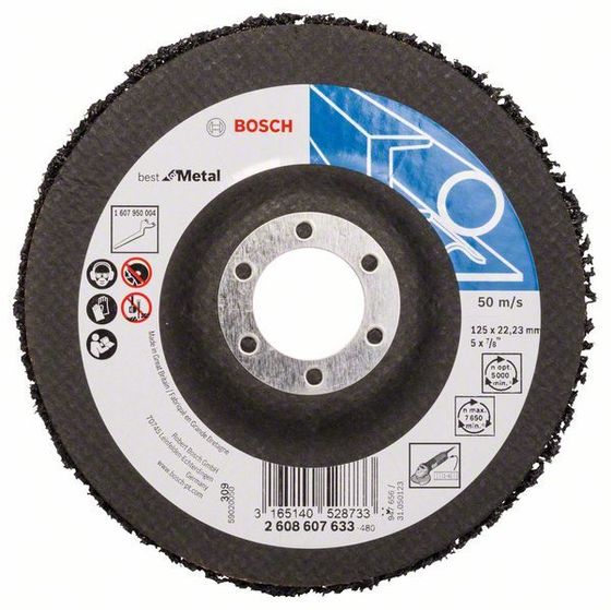 Круг для очистки ржавчины Bosch 125x22,23 №1