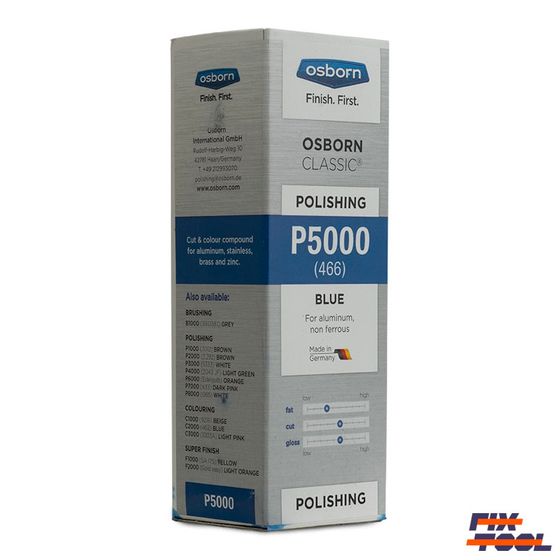 Паста полировальная Osborn P5000 голубая 1000г №3