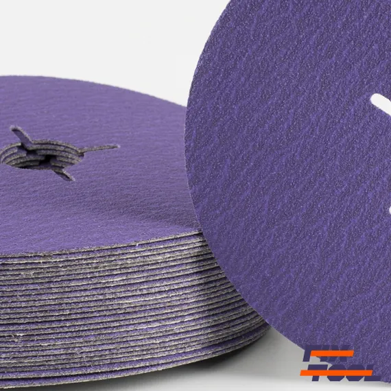 Круг фибровый Bora 9 P120 125 мм х 22 мм - 25 шт/уп