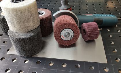 Шлифовальный валик нетканый Fix-Brite 100х100х19 VERY FINE А (P320) №5