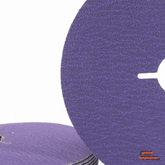 Круг фибровый Bora 9 P120 125 крупным планом