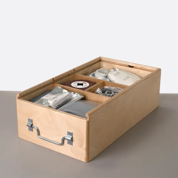 Набор для сатинирования нержавеющей стали