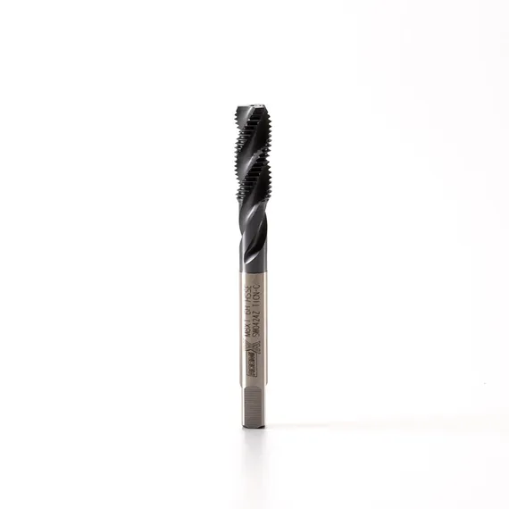 Метчик машинный M8х1,0 (HSS-E + TICN-C) 6H,R, спиральный