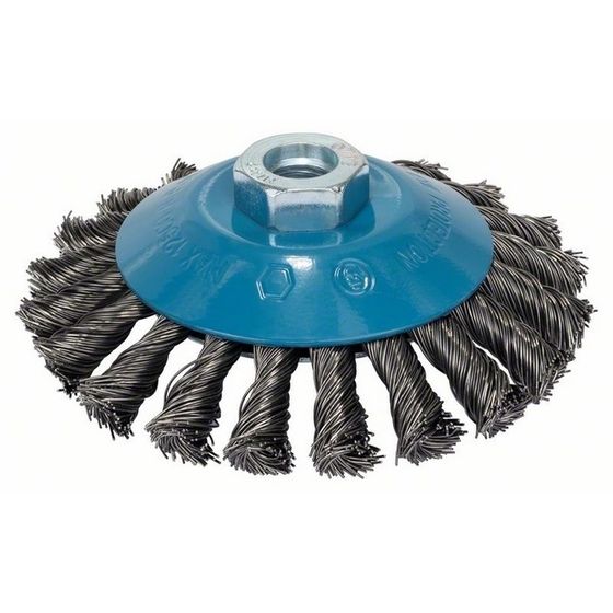 Коническая щетка BOSCH M14 0.5х115мм пучки сталь 2608622058 №1