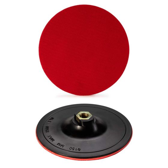 Опорная тарелка для УШМ 150 мм М14 липучка №4 Опорная тарелка для УШМ 150 мм М14 липучка №4