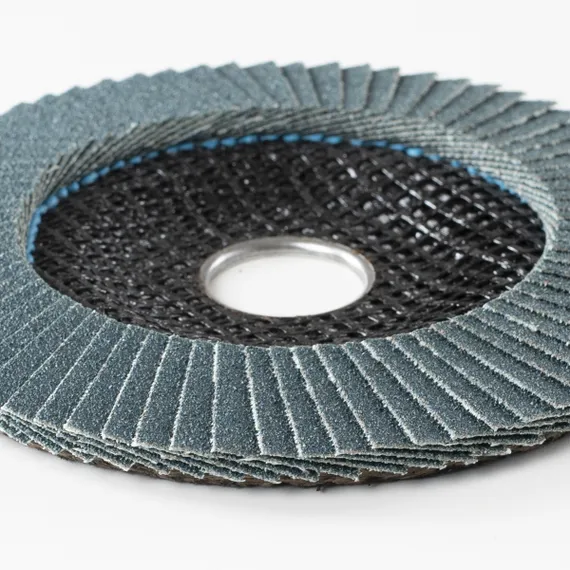 Круг лепестковый торцевой 125x22 мм Z P80 FB ECO крупным планом