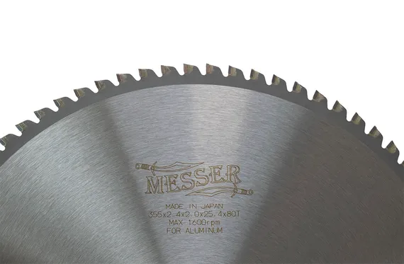 ТСТ диск по алюминию 355х25,4 мм Messer 10-40-360