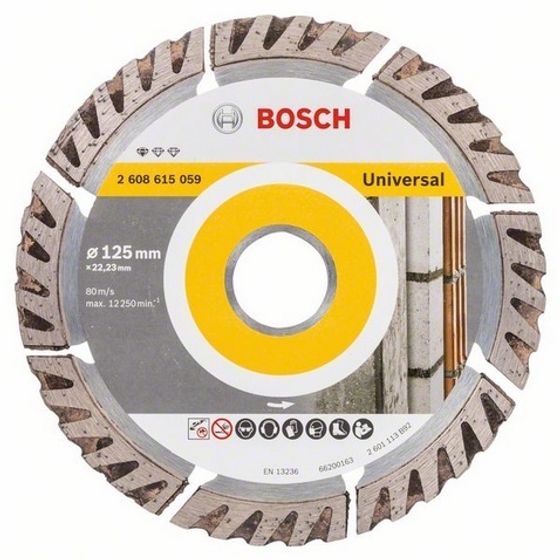 Алмазный диск Bosch Standard for Universal 125x22,23 2608615059
