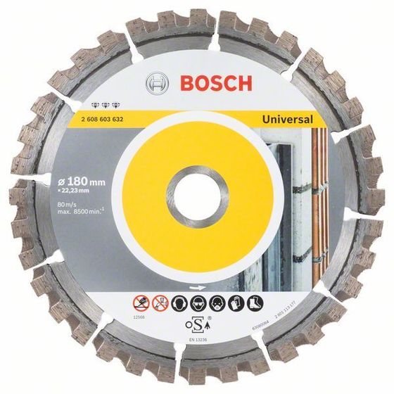 Алмазный диск Bosch Best for Universal 180х22,23 мм 2608603632