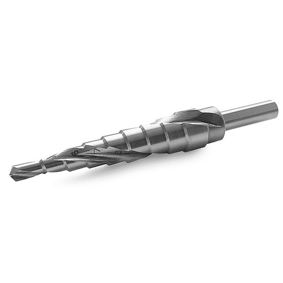 Ступенчатое спиральное сверло Messer-Optima 4-12 мм 9 ступеней №1