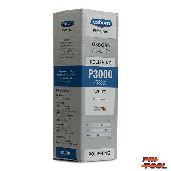 Паста полировальная Osborn P3000 белая 1000г №2