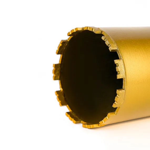 Коронка алмазная по бетону 132x370 мм М22 Golden Dragon сегменты