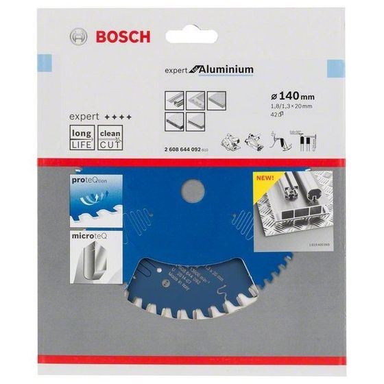 Пильный диск по алюминию Bosch 140 x 20 x 1,8 мм T42 Expert for Aluminium №2