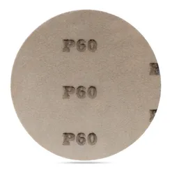 Шлифовальный круг на липучке Fix-Tool d125 мм P60, без отверстий, 50 шт/упак
