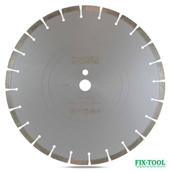 Алмазный диск по железобетону 350х25,4 мм Messer FB/M 01-15-350
