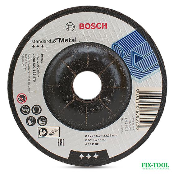Зачистной круг Bosch Standard по металлу 115 х 6 мм