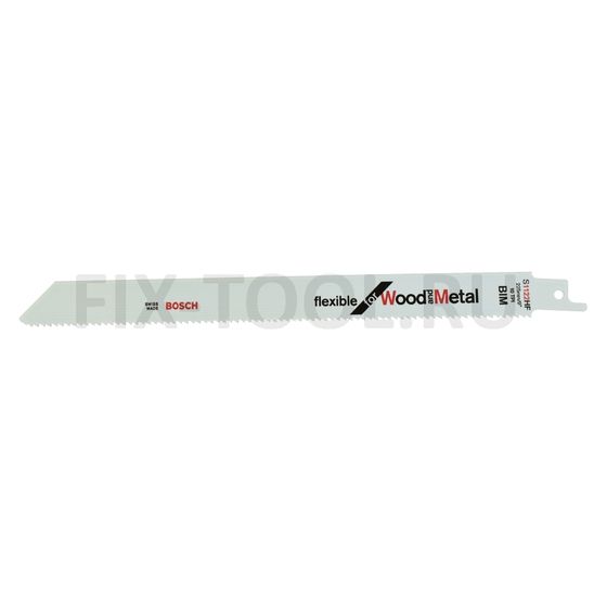 Сабельное полотно Bosch по дереву и металлу S1122HF 225 мм 2 шт №1