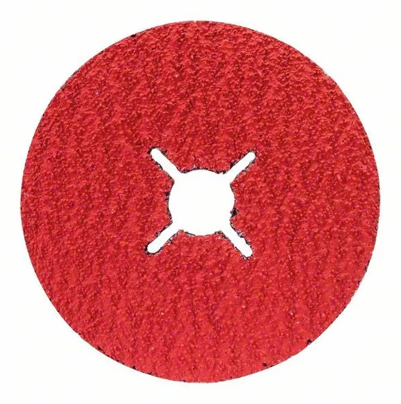 Фибровый круг Bosch 125 мм P36 для обработки нержавеющей стали